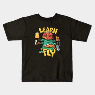 Learn How to Fly Kids T-Shirt